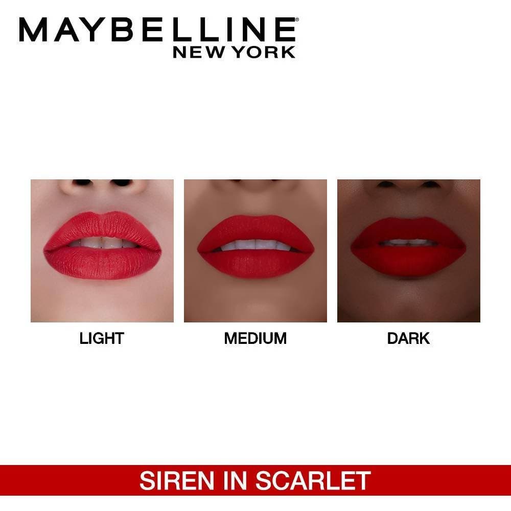 Maybelline New York Color Sensational Creamy Matte Lipstick / 690 Siren in Scarlet