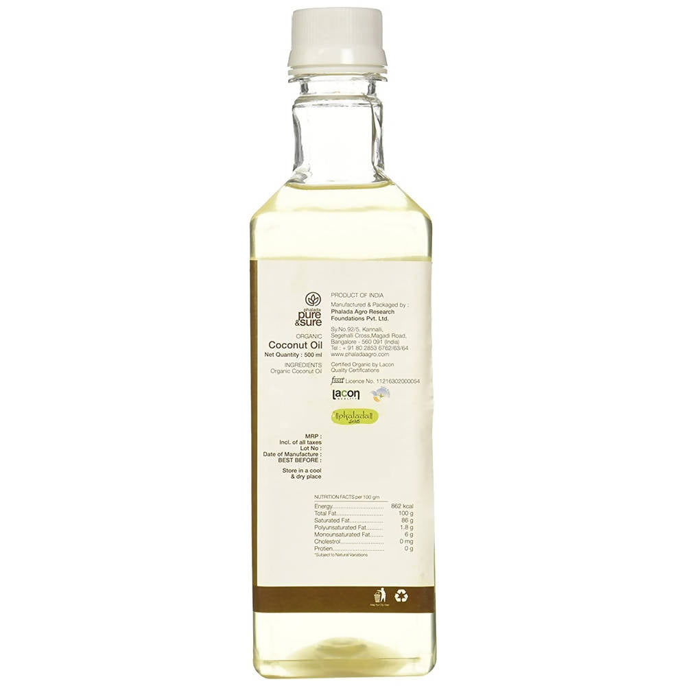 Pure & Sure Organic Coconut Oil Cold Pressed