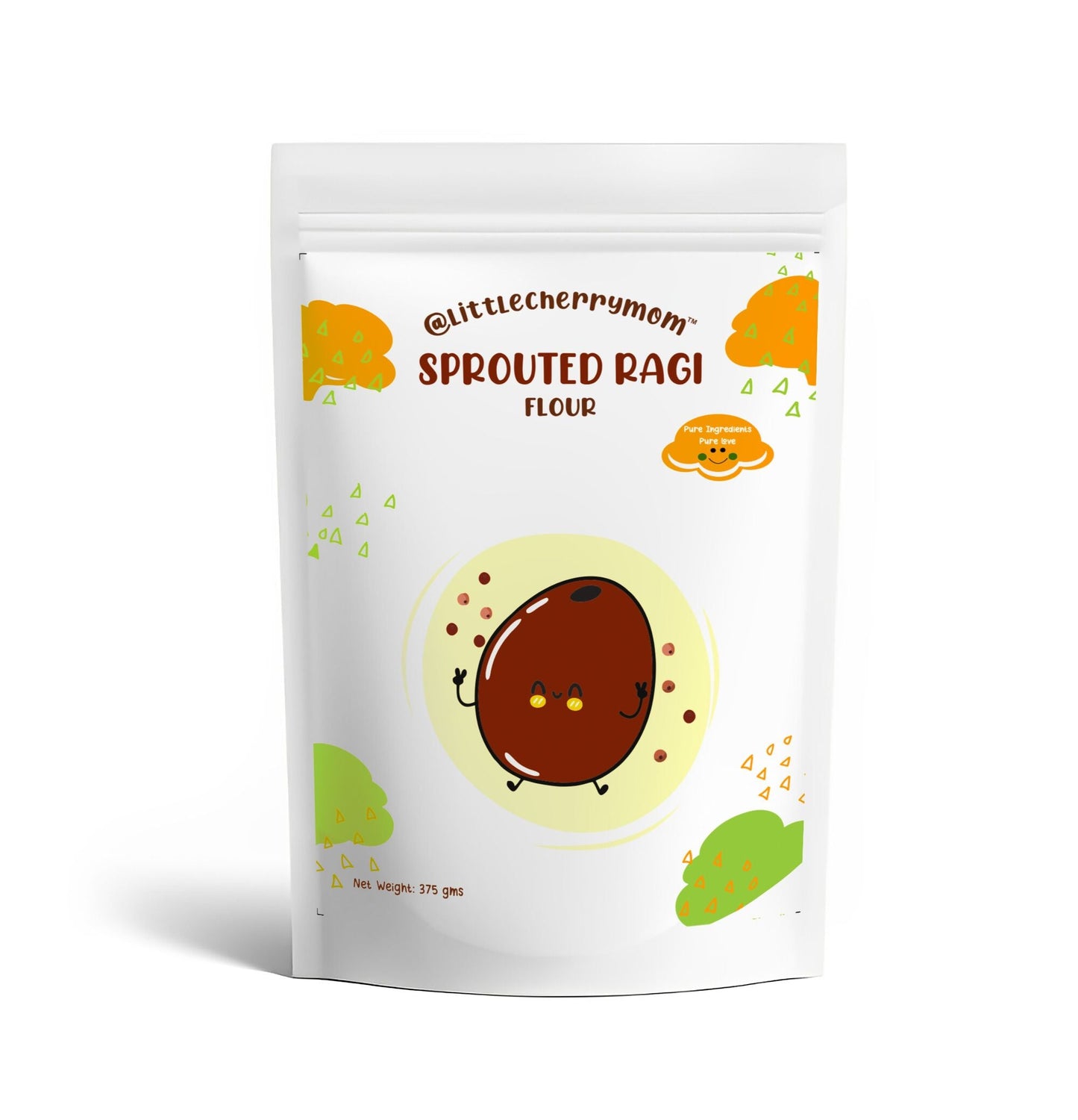 Littlecherrymom Sprouted Ragi Flour