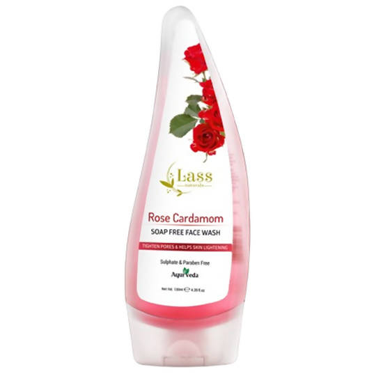 Lass Naturals Rose Cardamom Soap Free Face Wash