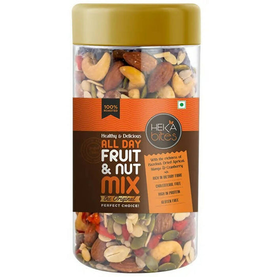 Heka Bites Healthy & Delicious All Day Fruit & Nut Mix - BUDNE