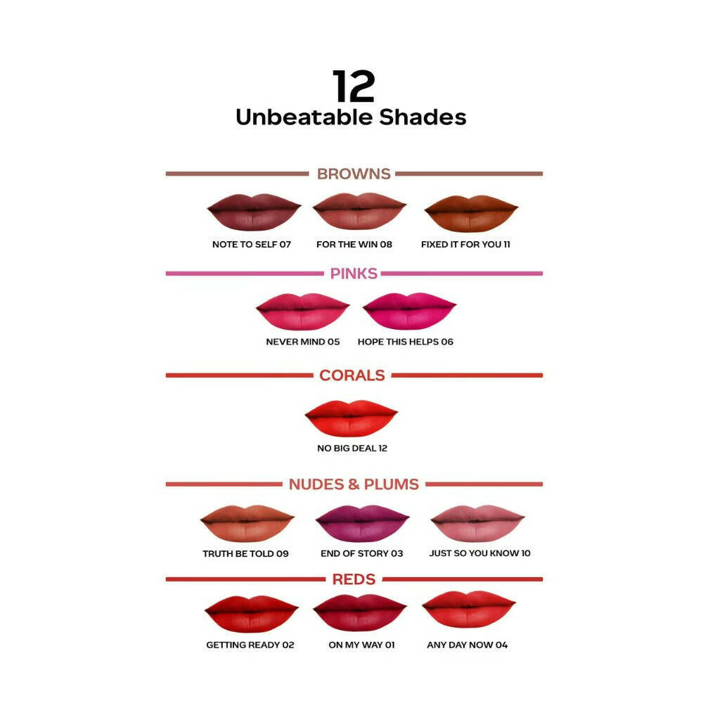 Faces Canada Comfy Matte Lip Color - End Of Story 03