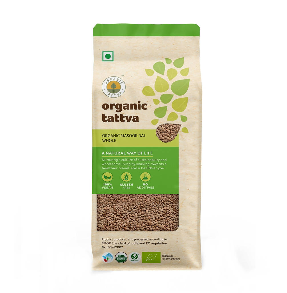 Organic Tattva Masoor Whole