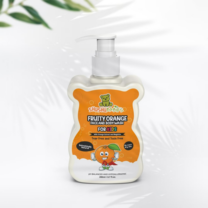 ShuShu Babies Fruity Orange Face and Body Wash (under 4-12 Years)