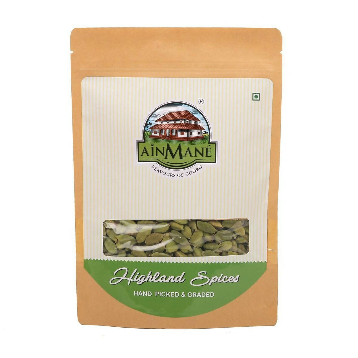 Ainmane Fine Quality Whole Cardamom 8mm -  USA, Australia, Canada 