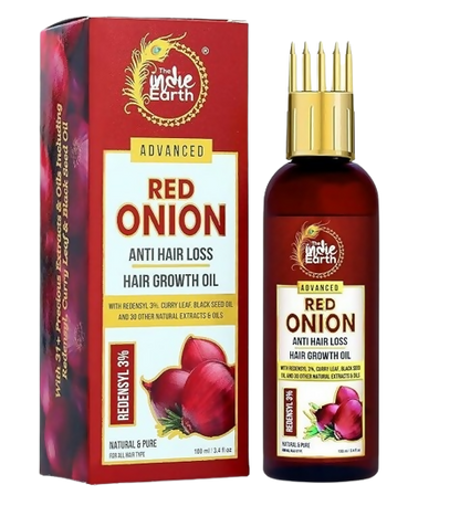 The Indie Earth Advanced 3% Redensyl Red Onion Anti Hair Loss & Hair Growth Oil