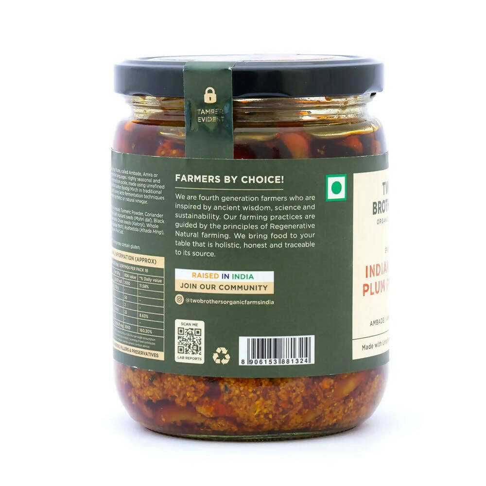 Two Brothers Organic Farms Indian Hog Plum Pickle