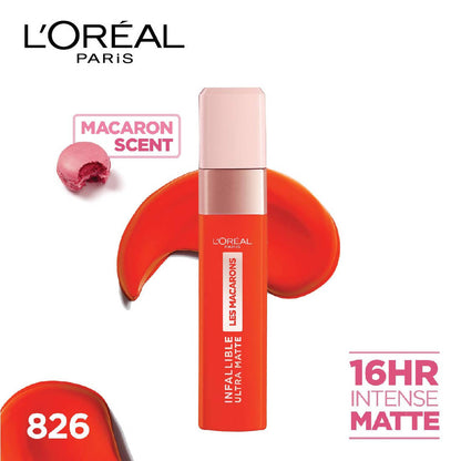 L'Or??al Paris Infallible Ultra Matte Liquid Lipstick, Les Macarons - 826 Mademoiselle Mango