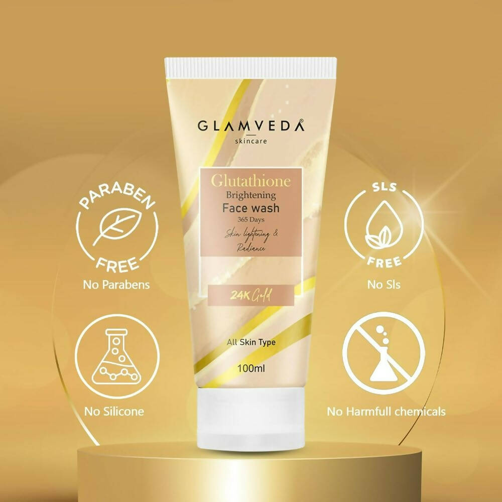 Glamveda Glutathione 24 K Gold Face Wash