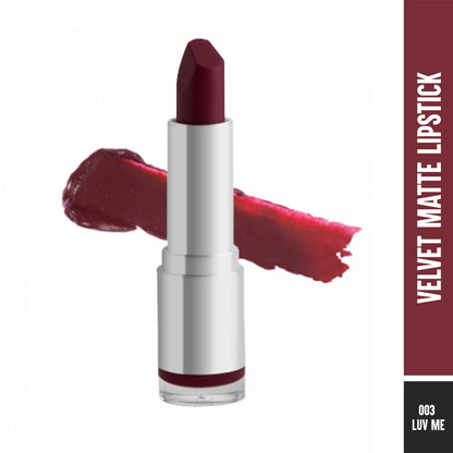 Colorbar Velvet Matte Lipstick Luv Me- 3.