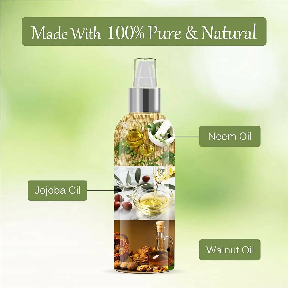 Vedic Naturals Neem Hair Oil With Jojoba Oil & Walnut Oil