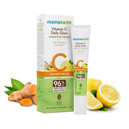 Mamaearth Vitamin C Daily Glow Under Eye Cream with Vitamin C & Turmeric