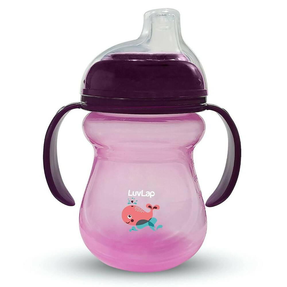 LuvLap Moby Little Spout Sipper for 6m+ (Purple) -  USA, Australia, Canada 