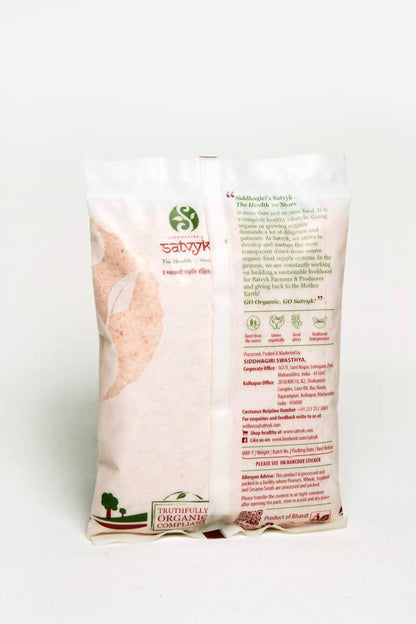 Siddhagiri's Satvyk Organic Himalayan Pink Rock Salt