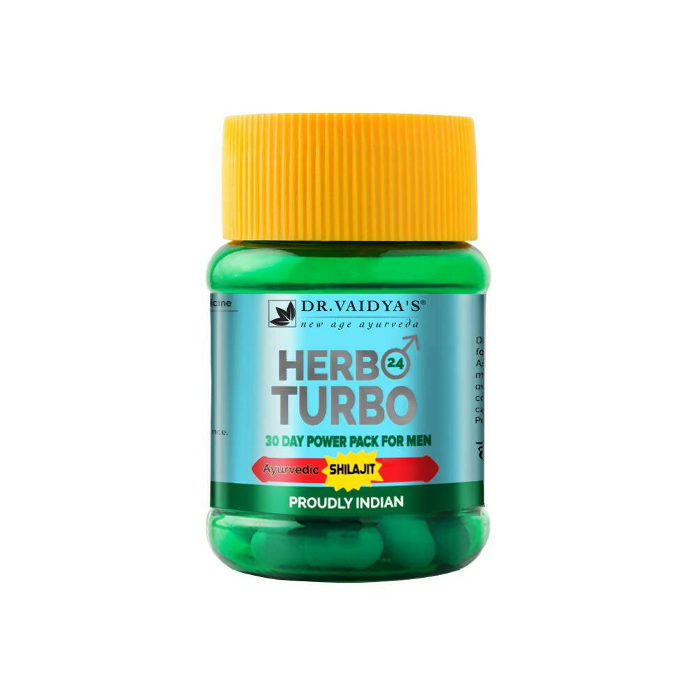 Dr. Vaidya's Herbo 24 Turbo Capsules For Men -  usa australia canada 