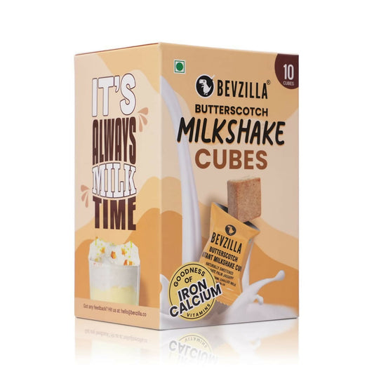 Bevzilla Butterscotch Instant Milkshake Cubes with Organic Date Palm Jaggery -  buy in usa 