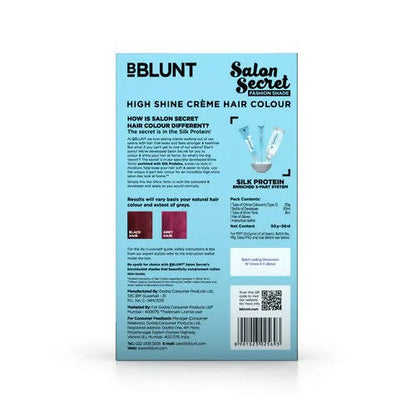 BBlunt Salon Secret High Shine Cr??me Hair Colour - Cherry Red