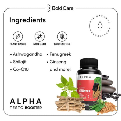 Bold Care Alpha Natural Testo Booster Tablets