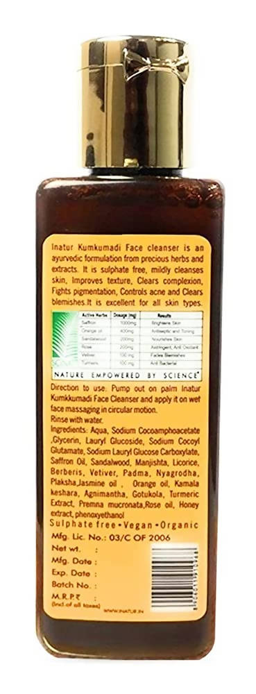 Inatur Kumkumadi Face Cleanser