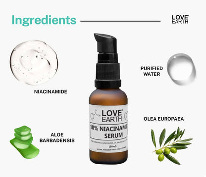 Love Earth 10% Niacinamide Serum