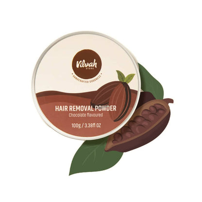 Vilvah Hair Removal Chocalate Flavor Powder - BUDNE