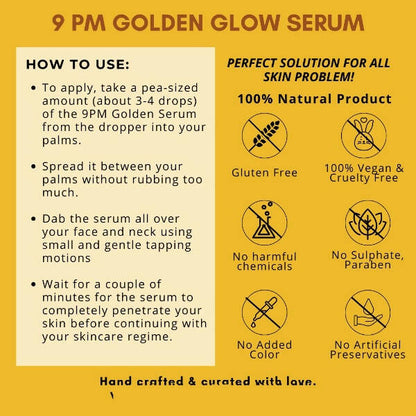 Organicos 9 PM Golden Glow Serum