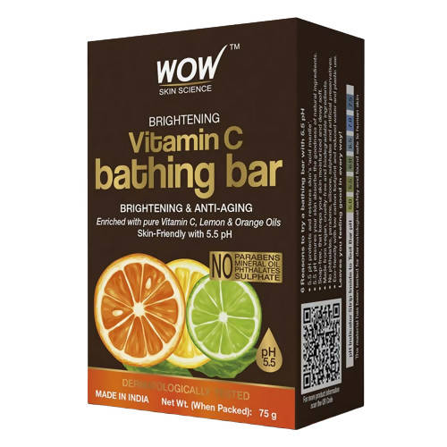 Wow Skin Science Brightening Vitamin C Bathing Bar - BUDEN
