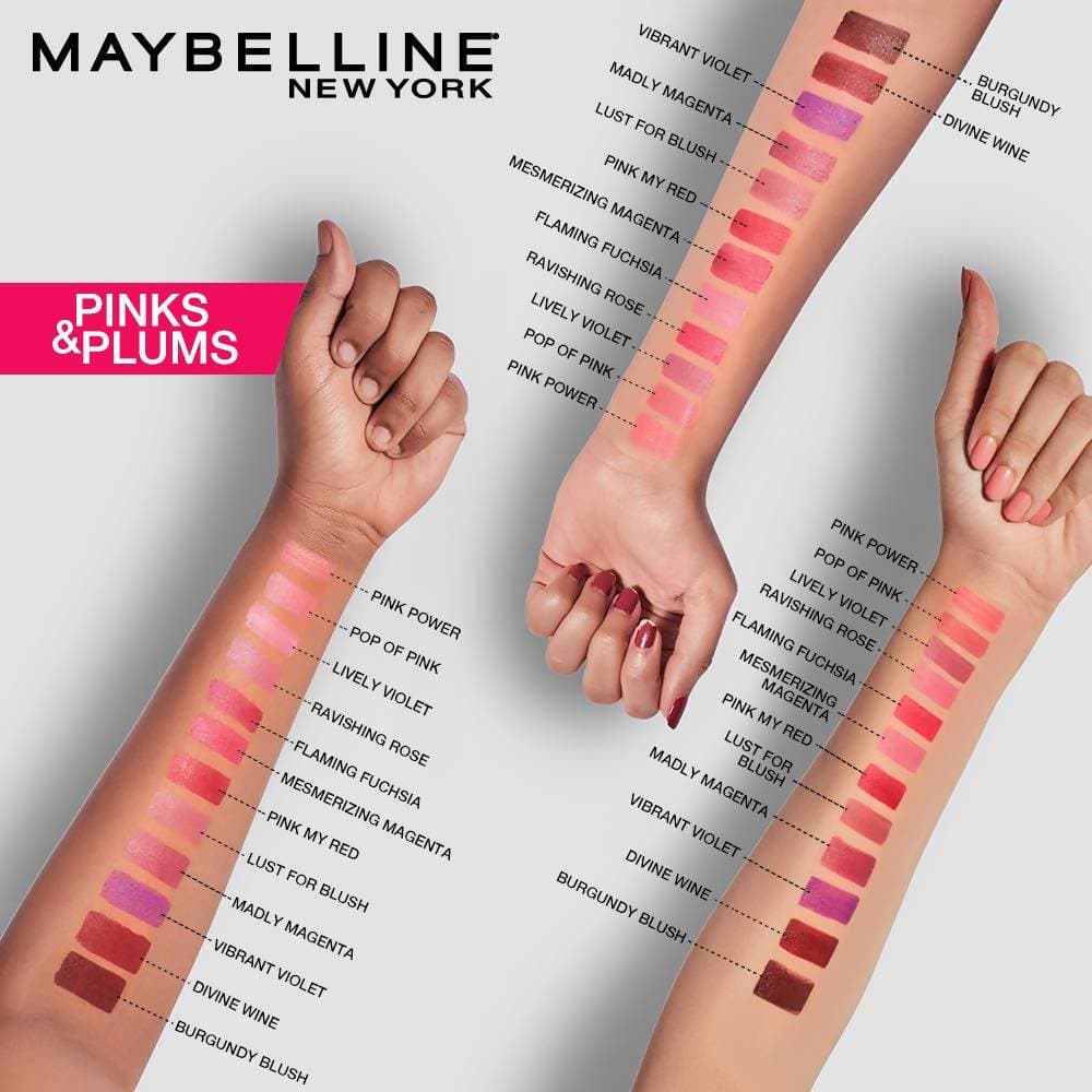 Maybelline New York Color Sensational Creamy Matte Lipstick / 680 Mesmerizing Magenta
