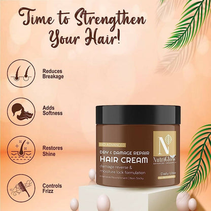 NutriGlow Dry & Damage Repair Hair Cream