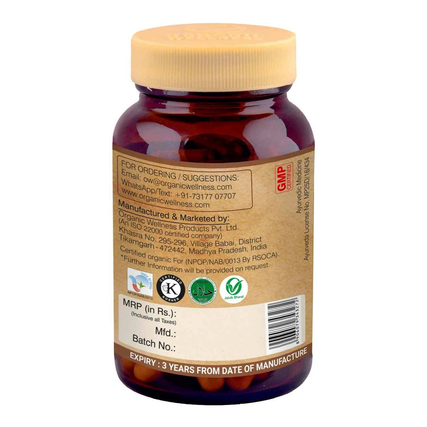 Organic Wellness Detox Vegetarian Capsules