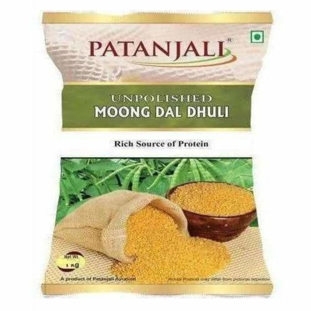 Patanjali Unpolished Moong Dal Dhuli (1 kg)