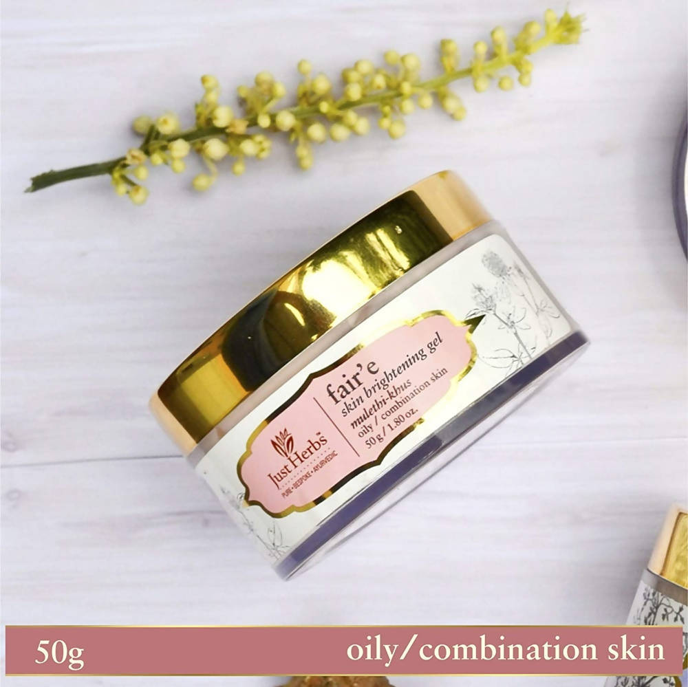 Just Herbs Fair'e Mulethi-Khus Skin Brightening Gel