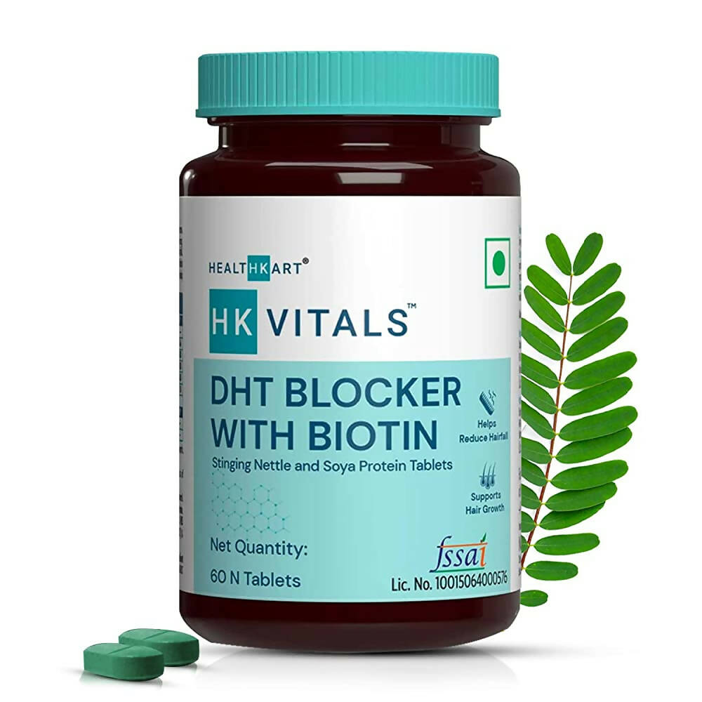 HK Vitals DHT Blocker With Biotin Tablets - BUDNE