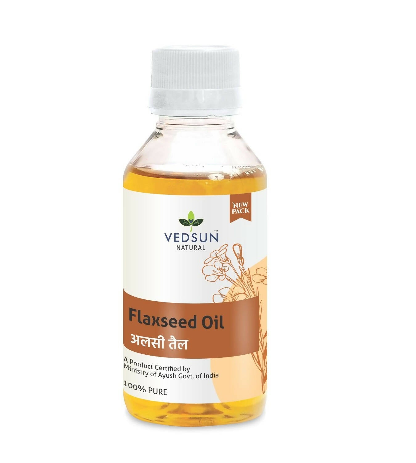 Vedsun Naturals Flax Seed Oil Alsi Ka Tel Pure Omega 3 Rich