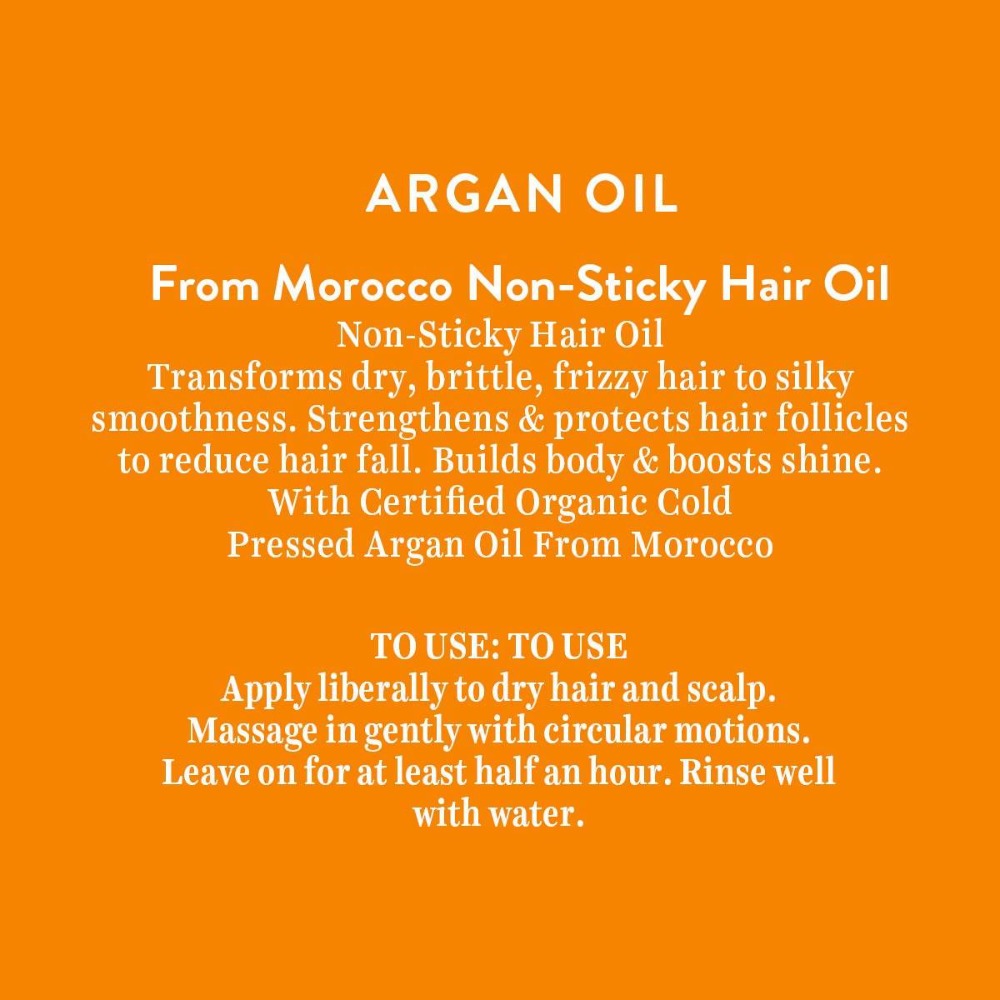 Biotique Advanced Organics Argan Oil From Morocco Non-sticky Hair Oil