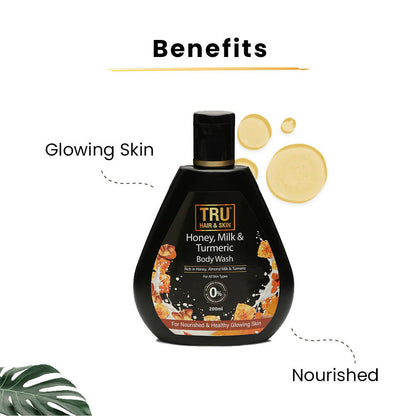 Tru Hair & Skin Honey, Milk & Turmeric Body Wash