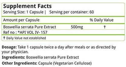 Nature's Velvet Boswellia Capsules