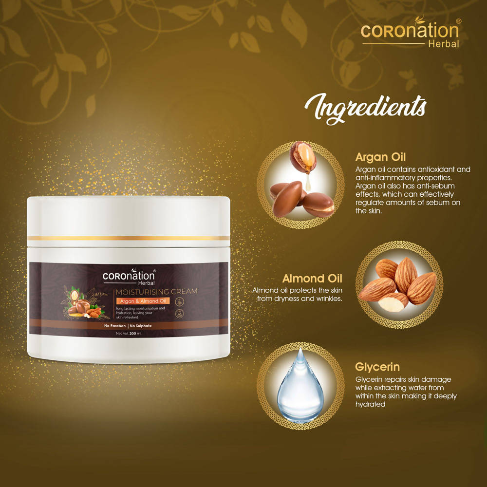 Coronation Herbal Moroccan Argan & Almond Oil Moisturizing Cream