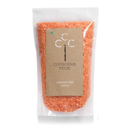 Conscious Food Organic Split Red Lentil (Masoor Dal)