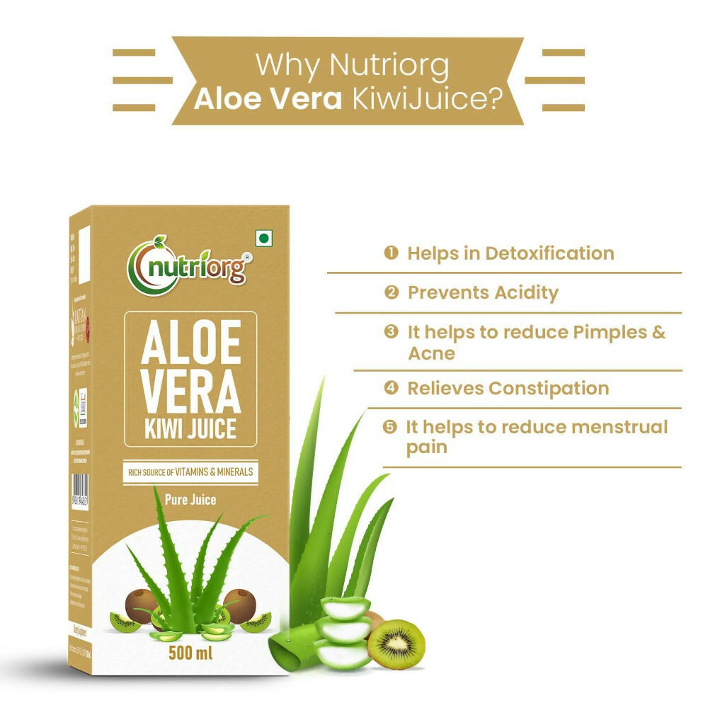 Nutriorg Aloevera Kiwi Juice