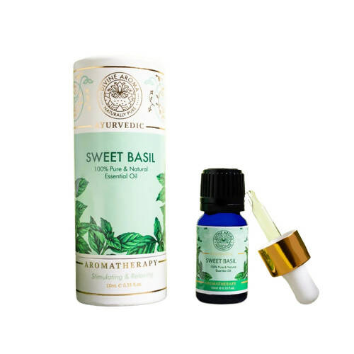 Divine Aroma 100% Pure Sweet Basil Essential Oil - usa canada australia