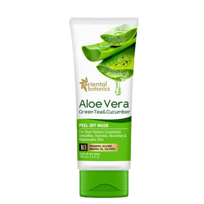 Oriental Botanics Aloe Vera Green Tea & Cucumber Peel Off Mask