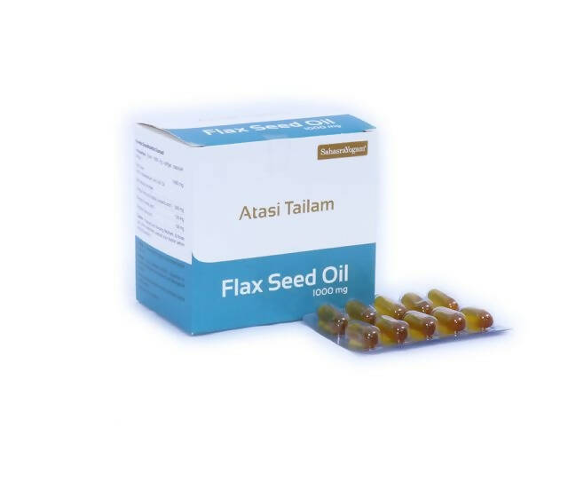 Sahasrayogam Atasi Tailam (Flax seed Oil) Capsules - BUDEN