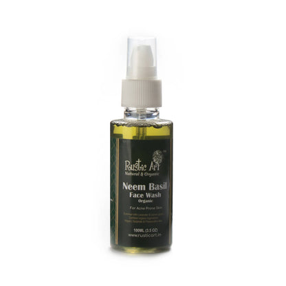 Rustic Art Organic Neem Basil Face Wash