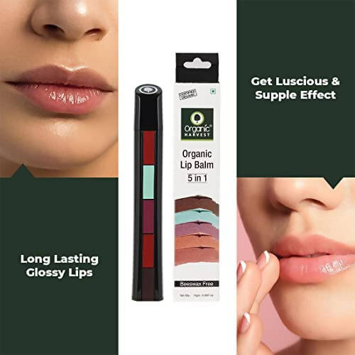 Organic Harvest Organic Lip Balm 5 in 1