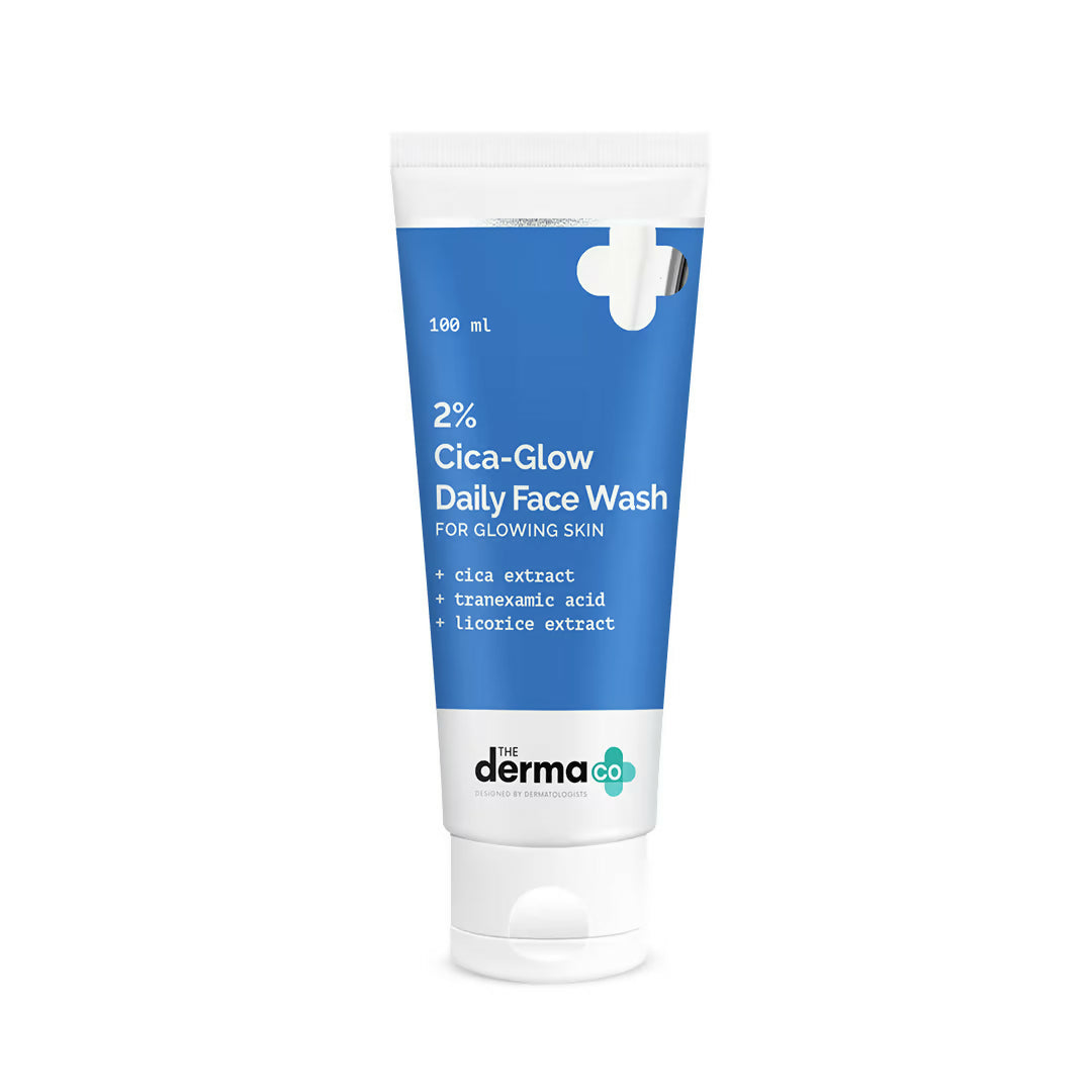 The Derma Co 2% Cica-Glow Face Wash For Glowing Skin - buy in USA, Australia, Canada