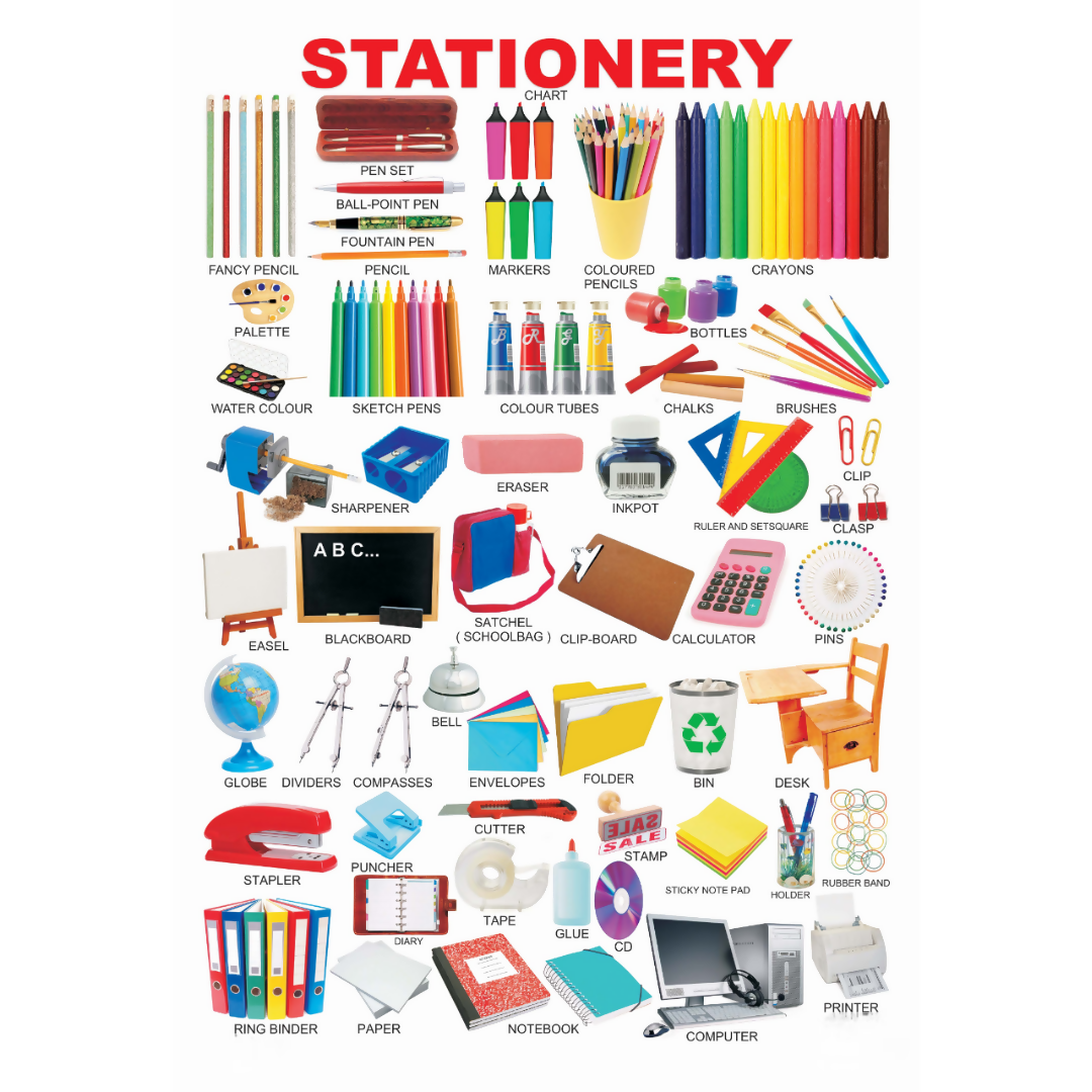 Dreamland Publications Educational Chart for Kids - Stationery