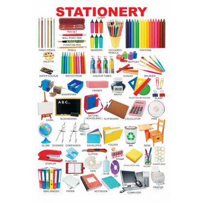 Dreamland Publications Educational Chart for Kids - Stationery