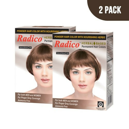 Radico Natural Herbal Based Permanent Hair Color - Brown