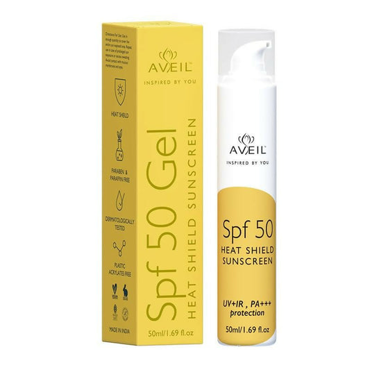Aveil Heat Shield Gel Sunscreen SPF 50 With PA+++